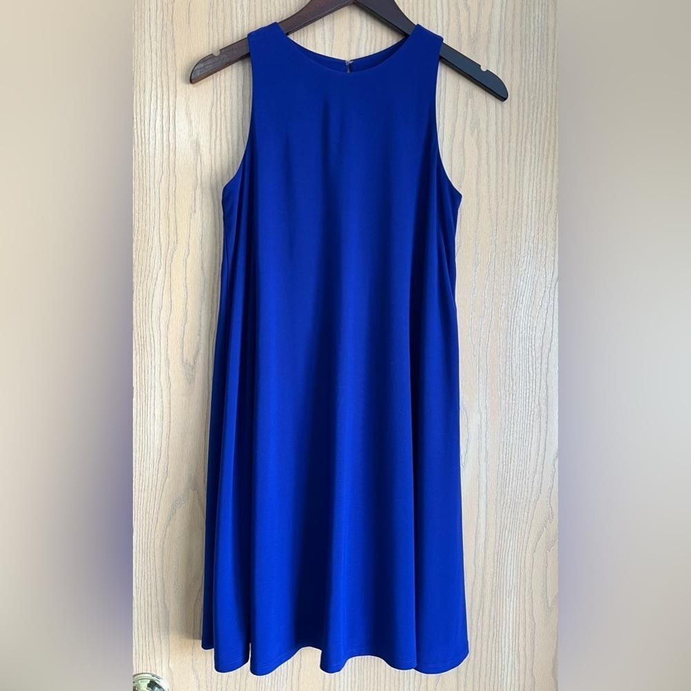Ralph Lauren | Women’s SZ 4 | Sleeveless Blue A-Line Swing Dress